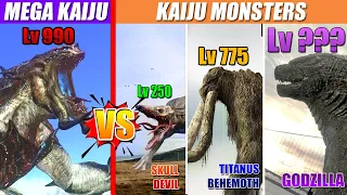 Mega Kaiju vs Kaiju Monsters Level Challenge | SPORE