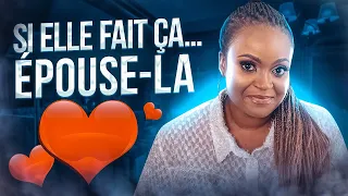 Si elle fait ses 15 choses, épouse-là