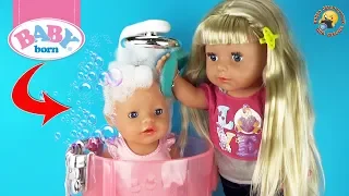 Душевая кабинка БЕБИ БОН Подарки и ТОРТ на ДЕНЬ РОЖДЕНИЯ Видео для детей с куклами Play Baby Doll