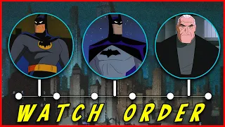 The Full Batman Animated Universe Watch Order