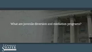 What are juvenile diversion and mediation programs?