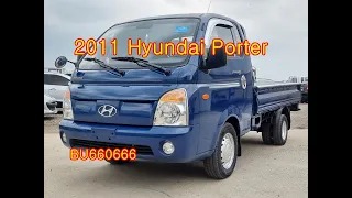 2011 Hyundai Poter used car export (BU660666) carwara, 카와라 포터 수출