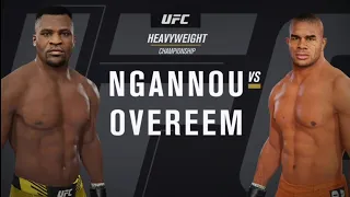 UFC 4 Championship Fight - Francis Ngannou vs Alistair Overeem Gameplay Simulation (Xbox One)