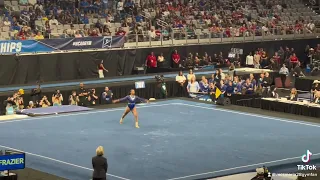 Margzetta Frazier on floor for UCLA @ NCAA Championships #ncaagymnastics #floorexercise #uclabruins