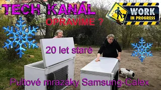 ❄ Pultové mrazáky a ledníčka z vyklízečky 💀 víc než 20 let staré 🛠 OPRAVÍME ❓