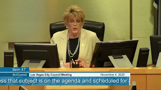 CLV 11/4/2020 City Council Meeting