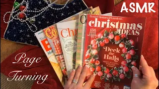 ASMR Christmas Magazine flip/2019 (No talking)