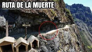 La RUTA más PELIGROSA del MUNDO, ruta de la muerte | KARKATERA 🇵🇪