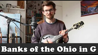 Banks of the Ohio - Melody, tremolo and double stops - Mandolin Lesson (Beginner & Intermediate)