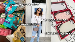 VLOG: Productivity, Small Biz Stuff, New Phone Cases, Healthy Snacks, New Inventory, Etc