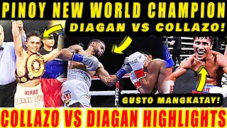 JUST IN: PINOY PANALO NEW WORLD CHAMPION! UPSET SPECIALIST PINOY DIAGAN VS COLLAZO HIGHLIGHTS! ASTRO