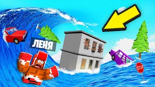 🌊 НАДВИГАЕТСЯ *Смертельное* ЦУНАМИ в ROBLOX ! ВЛАДУС