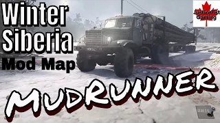 MudRunner Mod Gameplay | Winter Siberia Map Mod