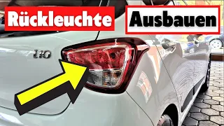 Hyundai I10 ( 2018 ) Rückleuchte Ausbauen | Bremslicht Wechseln |