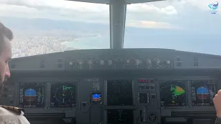 MEA A21N Approach and Landing at Beirut International Airport