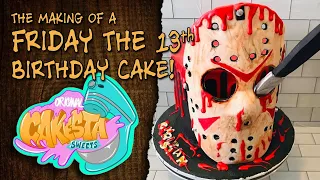 The Making of a Friday the 13th Birthday Cake