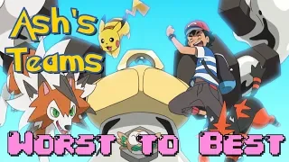 All of Ash Ketchum's Teams Ranked from Worst to Best