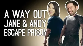 A Way Out Gameplay: JANE AND ANDY ESCAPE PRISON - Let's Play A Way Out Pt.1