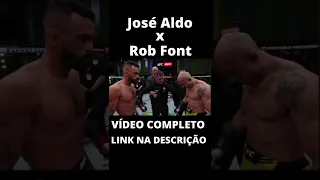 José Aldo vs Rob Font  - Luta UFC FIGHT NIGHT, UFC Vegas 44 #shorts