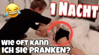 Wie oft kann ich Bibi in 1 Nacht PRANKEN ?! 😲😂 | Julienco