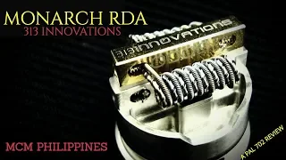 MONARCH RDA BY 313 INNOVATIONS ~ HIGH POWER DRIPPER/SERIES BUILD DECK