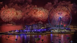 New Year Fireworks || Blue Waters Dubai || 2022 || Syed ALI