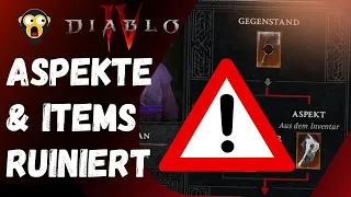 UNBEDINGT VERMEIDEN in Diablo 4! Fast JEDER nutzt ASPEKTE FALSCH