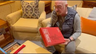 Ian Anderson unboxing Lend Me You Ears deluxe book