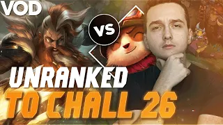 MON NOUVEAU BUILD SUR OLAF - Unranked to Challenger #26 - Olaf vs Teemo - Patch 13.16