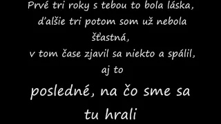 Tina- si sám lyrics