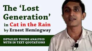 The Theme Lost Generation in Cat in the Rain