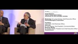 Panel Session: option based deal-making - panelists - World Vaccine Congress