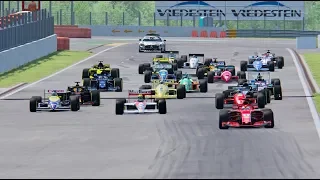 All F1 2018 Cars vs All F1 1988 Cars - Spa