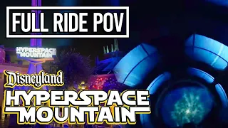 Star Wars Hyperspace Mountain 2022 - Space Mountain Ride Overlay POV at Disneyland Park