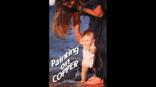 Mother & Baby at the Beach, Oil on Copper Painting Demo by Anna Rose Bain