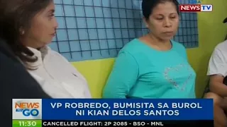 NTG: VP Robredo, bumisita sa burol ni Kian delos Santos