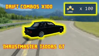 Drift Combo X 100 in Assetto Corsa. Thrustmaster T300RS GT