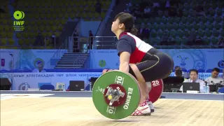 Women 75kg B Snatch 2014 World Weightlifting Championships