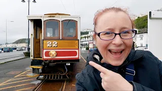 I went on a TRAM! DOUGLAS - LAXEY, ISLE of MAN | THE GREAT LAXEY WHEEL| DAILY VLOGS UK