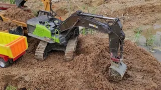 Mini Excavator training | Mini Excavator Loading | What not to do in an Excavator Huina1593 #2