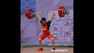 194 kgs clean and jerk by Shi Zhiyong at Asian championship match #weightlifting#cleanandjerk