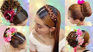 5 hermosos peinados con trenzas y recogido alto fácil para graduación ❤️