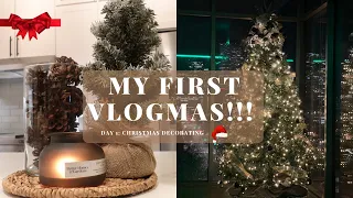 VLOGMAS 2021!!! DAY 1 | My first Vlogmas | Decorating for Christmas