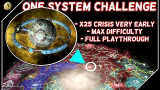 I Attempted The Stellaris ONE SYSTEM Challenge As A Criminal Organization | Full Playthrough