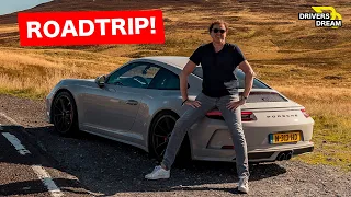 Met MIJN PORSCHE GT3 TOURING door SCHOTLAND! • DriversDream