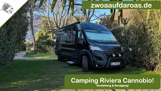 Van Roadtrip der Sonne entgegen - Rundgang Camping Riviera Cannobio