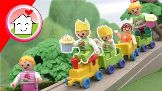 Playmobil Familie Hauser - Geburtstagsfeier von Paul und Alex auf dem Spielplatz - Werbung