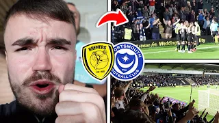 BURTON ALBION vs PORTSMOUTH | 0-2 | INCREDIBLE SCENES AS BISHOP BACK HEEL SEALS ANOTHER 3 POINTS!
