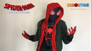 Spiderman bros Unboxing INTO THE SPIDER-VERSE SUIT MILES MORALES!! HEROSTIME Suit