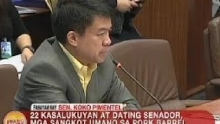 UB: Panayam kay Sen. Koko Pimentel kaugnay sa 'Napolist'